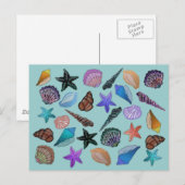Seashells Briefkaart (Voorkant / Achterkant)