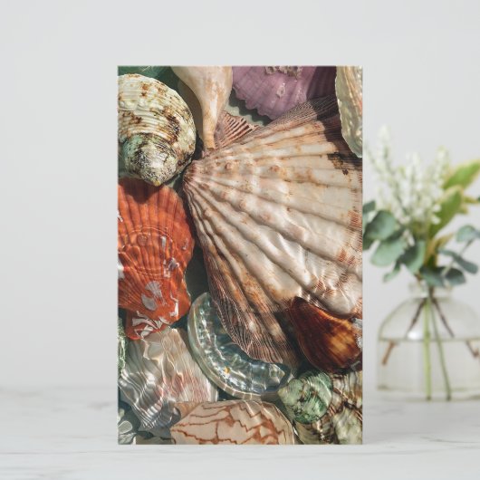 Seashells Briefpapier (Staand voorkant)