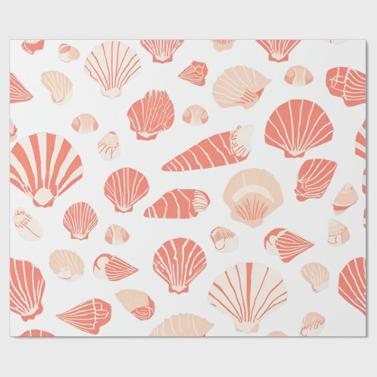 Seashells Cadeaupapier (Vlak)