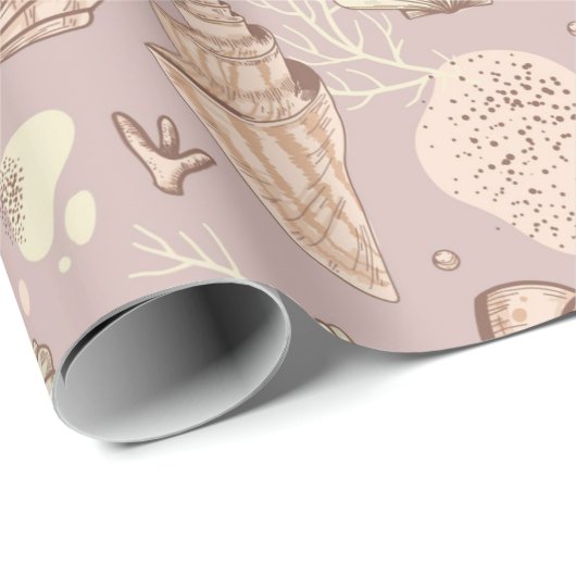 Seashells Cadeaupapier (Rol Hoek)