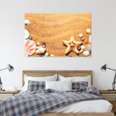 Seashells Canvas Afdruk (Insitu (Slaapkamer))