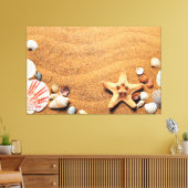 Seashells Canvas Afdruk (Insitu (Woonkamer))