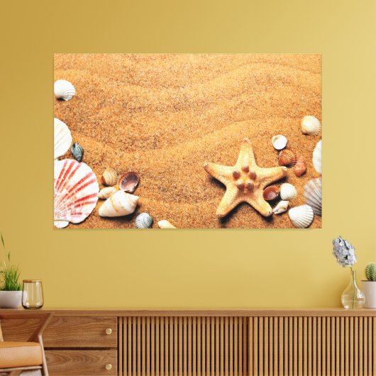 Seashells Canvas Afdruk (Insitu (Woonkamer))