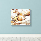 Seashells Canvas Afdruk (Insitu (Houten vloer))
