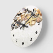 Seashells Clock Ronde Klok (Hoek)
