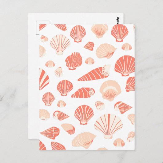 Seashells Coastal Briefkaart (Voorkant / Achterkant)
