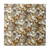 Seashells Collage Tegeltje (Voorkant)