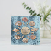 Seashells Collectie Mandala Kaart (Staand voorkant)