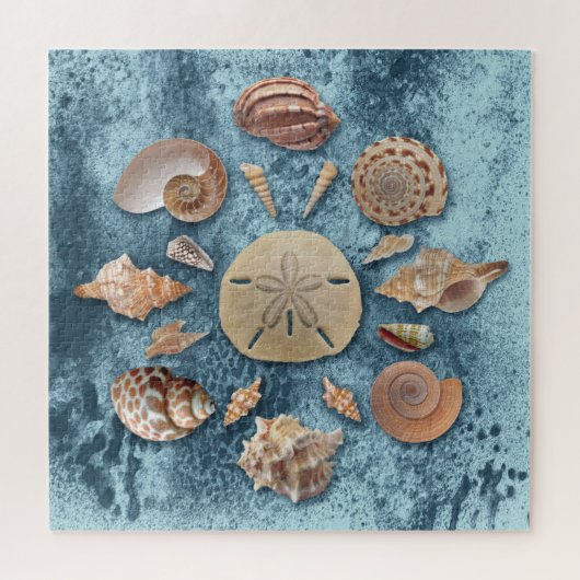 Seashells Collectie Mandala Legpuzzel (Horizontaal)