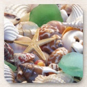 Seashells Cork Onderzetter (Voorkant)