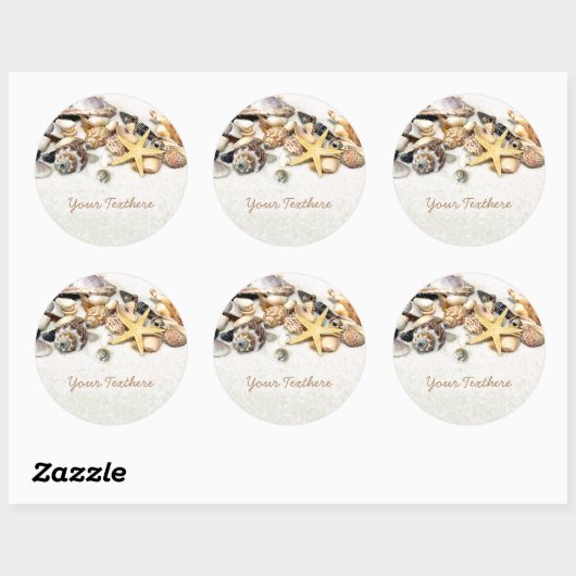 Seashells Custom Stickers (Vel)