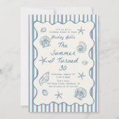 Seashells De zomer dat ik dertig jaar werd Kaart (Voorkant)