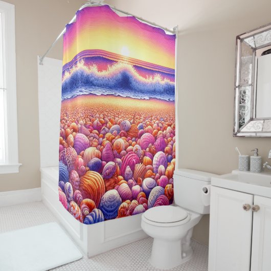 Seashells Douchegordijn (In situ)