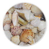 Seashells Drawer Pull Keramische Knop (Voorkant)