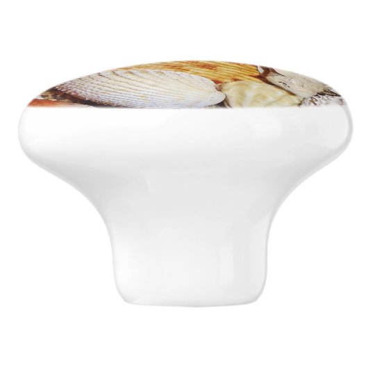 Seashells Drawer Pull Keramische Knop (Zijkant)