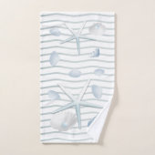 Seashells en parels bad handdoek (Handdoek)