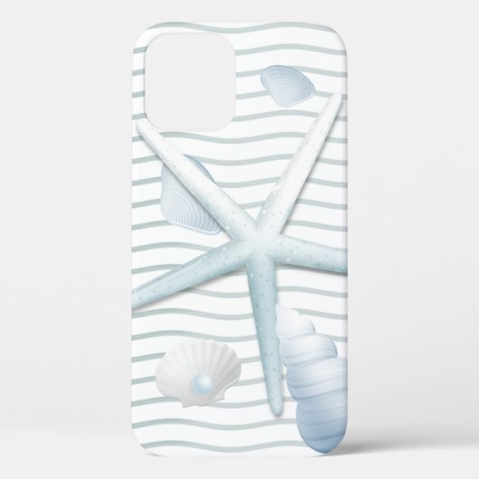 Seashells en parels Case-Mate iPhone case (Achterkant)