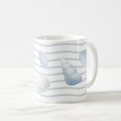 Seashells en parels koffiemok (Voorkant rechts)