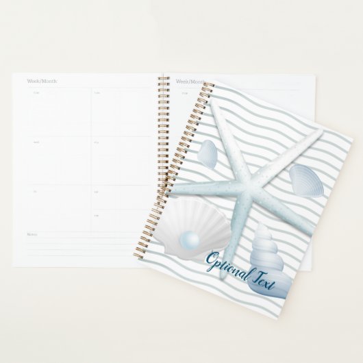 Seashells en parels planner (Display)