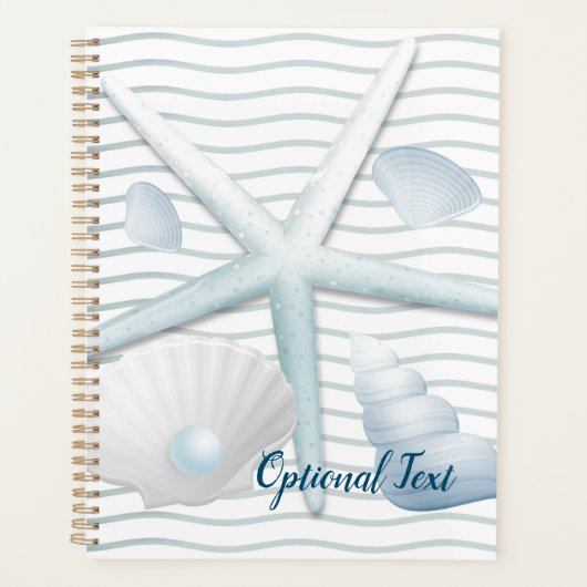 Seashells en parels planner (Voorkant)