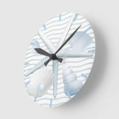 Seashells en parels ronde klok (Hoek)