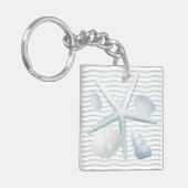 Seashells en parels sleutelhanger (Voorkant Links)