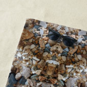 Seashells en Stones Mosaic Pattern 1 Strandlaken (In situ)