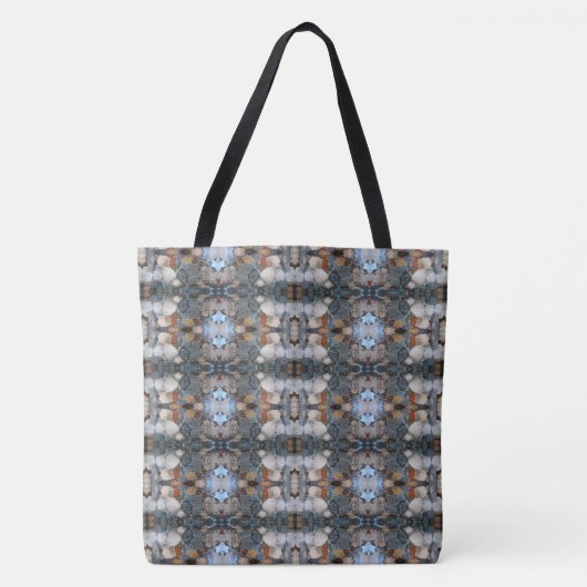Seashells en Stones Mosaic Pattern 2 Tote Bag (Voorkant)