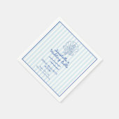 Seashells en Wedding Bells Bachelorette Servet (Hoek)