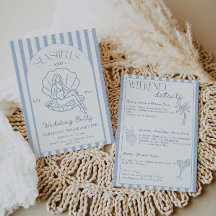 Seashells en Wedding Bells Coastal Bachelorette