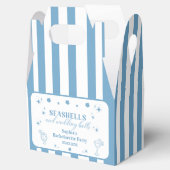 Seashells en Wedding Bells vrijgezellenfeest Bedankdoosjes (Geopend)