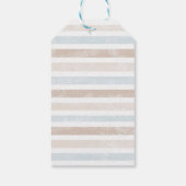 Seashells en Zeeen glas | Kerst koraalkust Cadeaulabel (Achterkant)