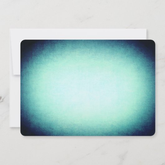 Seashells, Flowers Wedding Invitation Kaart (Achterkant)