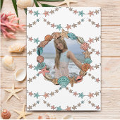 Seashells Girls Beach Verjaardag Kaart