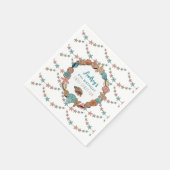 Seashells Girls Verjaardag Beach Party Servet (Hoek)