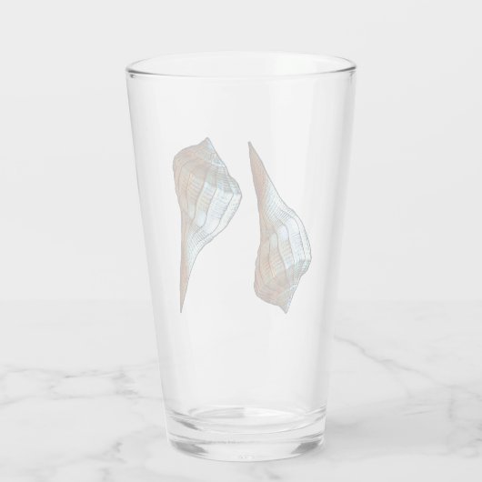 Seashells Glas (Achterkant)