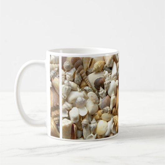 Seashells Glass Koffiemok (Links)