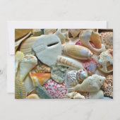 Seashells Happy Retirement Party nodigt uit Kaart (Achterkant)