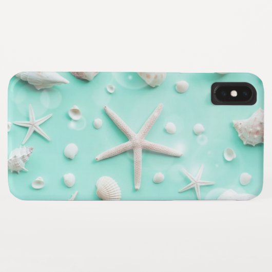 Seashells Hoesje-Mate iPhone case (Achterkant (horizontaal))