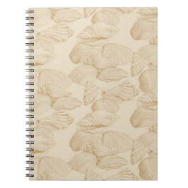 Seashells in Beige Notitieboek