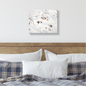 Seashells in de Zandkleur 8x10 Canvas Afdruk (Insitu (Slaapkamer))