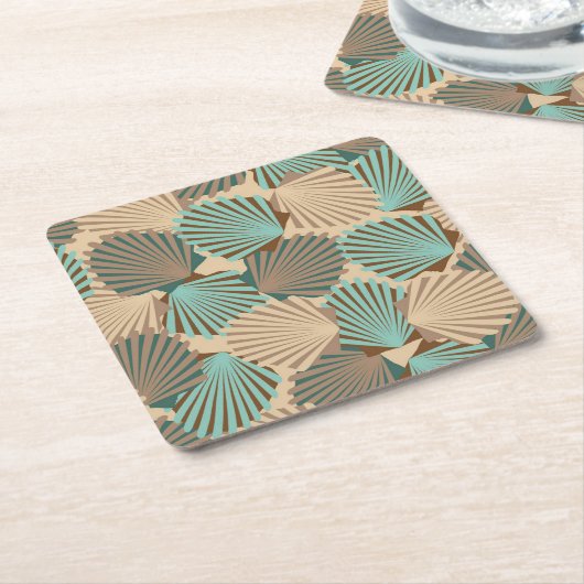 Seashells Kartonnen Onderzetters (Schuin)