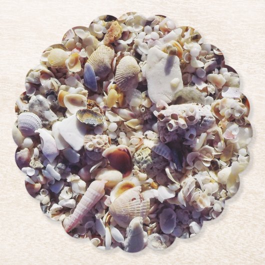 Seashells Kartonnen Onderzetters (Voorkant)