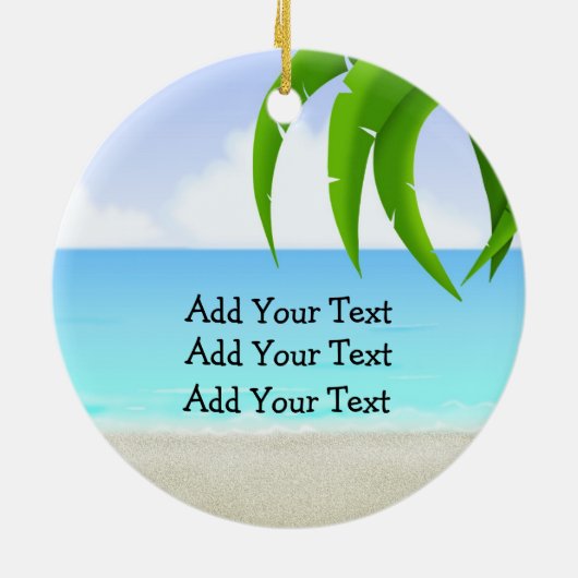 Seashells Keramisch Ornament (Achterkant)