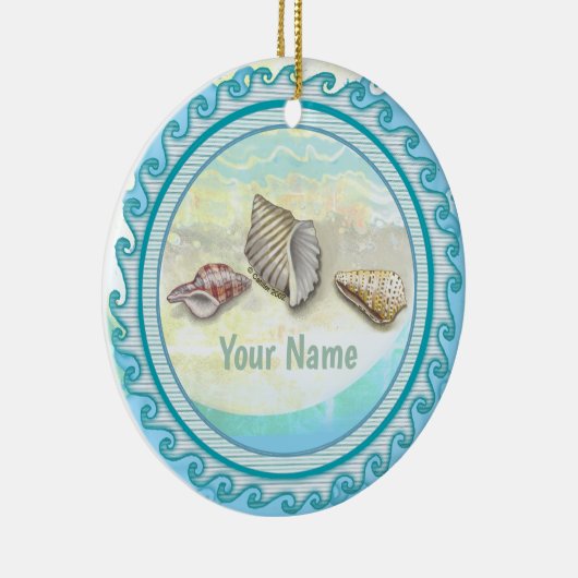 Seashells Keramisch Ornament (Rechts)