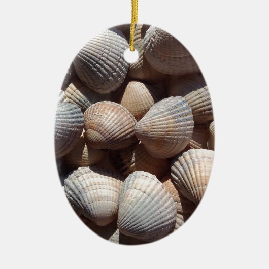 Seashells Keramisch Ornament (Voorkant)