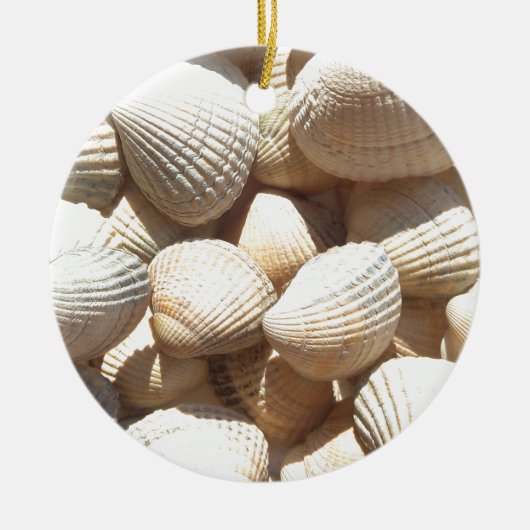 Seashells Keramisch Ornament (Voorkant)