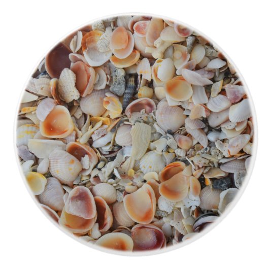Seashells Keramische Knop (Voorkant)