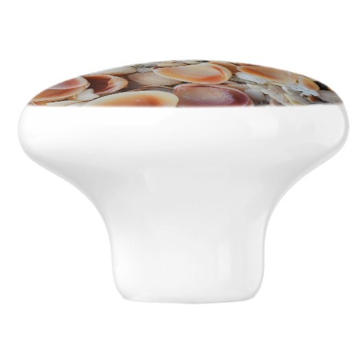 Seashells Keramische Knop (Zijkant)