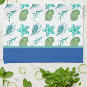 Seashells Kitchen Dish Towel Theedoek